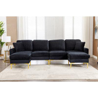 Mercer41 Accent Sofa, Living Room Sofa Sectional Sofa, Upholstered Sofa