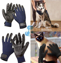 NEW DOG GROOMING PET GLOVES HAIR REMOVER GLOVES ST0920