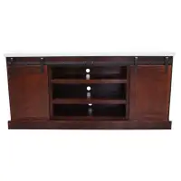 Gracie Oaks Keidra Solid Wood TV Stand for TVs up to 65"
