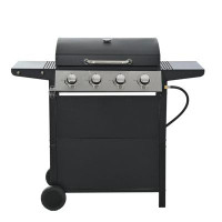 KANDENT Grill 4 Burner Barbecue Grill Stainless Steel Gas Grill