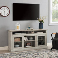 red chair TV Stand for TVs up to 65"