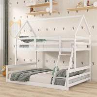 Harper Orchard Twin Over Full House Bunk Bed