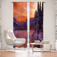 East Urban Home Lined Window Curtains 2-Panel Set For Window From East Urban Home By David Lloyd Glover - Winters Daybre