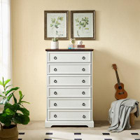 Breakwater Bay Modern 6 Drawer Dresser, Dressers For Bedroom, Tall Chest Of Drawers Closet Organizers & Storage Clothes