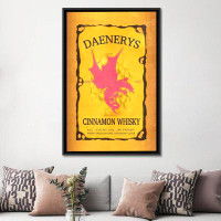 East Urban Home 'Daenerys Cinnamon Whisky' by 5by5collective Vintage Advertisement on Wrapped Canvas