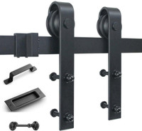 NEW 8 FT SLIDING BARN DOOR LATCH & HANDLE INCLUDED M0028FT