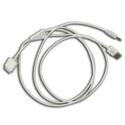 USB 3.5mm AUX Audio Data Charger Cable for iPhone / iPod / iPad in Cell Phone Accessories in West Island - Image 3