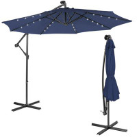 Arlmont & Co. 10 Feet Patio Cantilever Umbrella With Tilting System