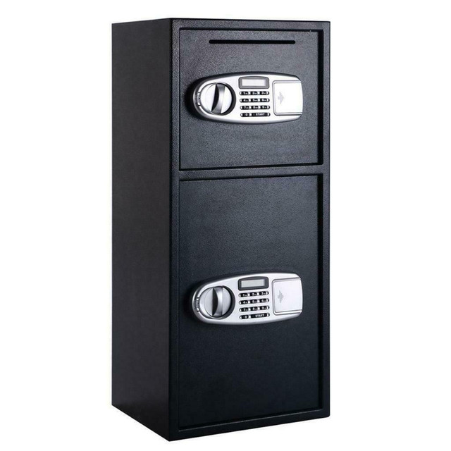 NEW LARGE DOUBLE DOOR DEPOSIT SAFE DIGITAL SAFE TYSF02 in Arts & Collectibles in Alberta