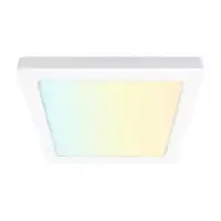 Wrought Studio 12in.Square White New Ultra-Low Profile Integrated LED Flush Mount Ceiling Light 3CCT Selectable