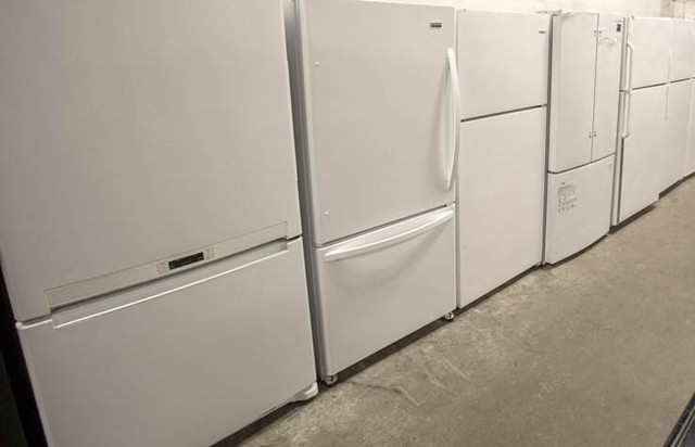 EDMONTONS LARGEST SELECTION OF REFURBISHED FRIDGES!!! ONE YEAR FULL WARRANTY in Refrigerators in Edmonton Area - Image 4