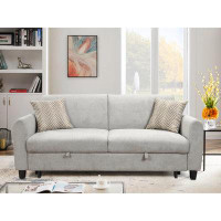 Latitude Run® Irvinson  77" Upholstered Sleeper Sofa