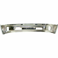Bumper Face Bar Front Dodge Ram 1500 2013-2018 Chrome Without Sensor With Fog Lamp Hole Capa , CH1002396C