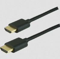 6 ft. GE Gold HDMI Cable - FullHD 1080P - 4K UltraHD - Black - 33574