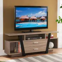 Latitude Run® Tv Stand With 2 Side Open Shelves