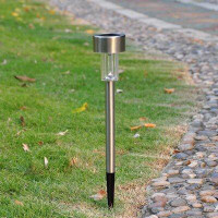 BTY Yes Low Voltage Solar Powered Integrated LED Metal Pathway Light Pack