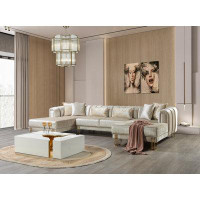 Everly Quinn Avrina 3 - Piece Upholstered Sectional