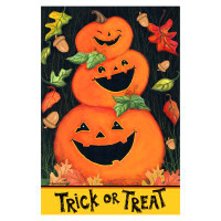 Country Charm Garden Flags Trick Or Treat