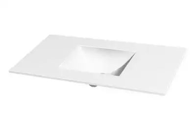 Unimar one-piece Single Sink Vanity Top (Unique Engineered Resin)(Custom Sizes Available) Prices in...