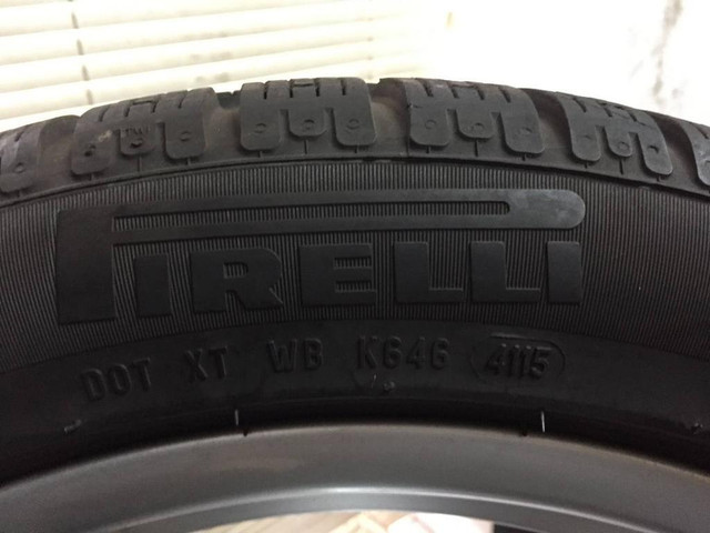 18 PORSCHE OEM USED STAGGERED WINTER PACKAGE PIRELLI SOTTOZERO WINTER 240 SERIE II N0 235/45R18 265/45R18 TREAD 95% in Tires & Rims in Ontario - Image 2