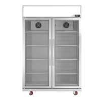 KICHKING KICHKING 48'' Commercial Merchandising Refrigerator, 38 Cu.ft Display Fridge with Glass Door