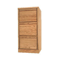 Forest Designs Three Drawer Vertical Filing Cabinet