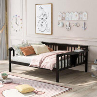 Harriet Bee Full Size Daybed, Wood Slat Support