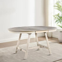 Gracie Oaks Practical design Round Dining Table With extended functionality and Spacious desktop