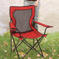 Arlmont & Co. Vincenza Folding Camping Chair with Cushion