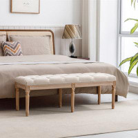 Ophelia & Co. Upholstered Tufted Bench_18.9 x 45.28 x 16.93