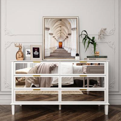 Willa Arlo™ Interiors Rabinowitz 6 Drawer 55.1" W Double Dresser in Dressers & Wardrobes