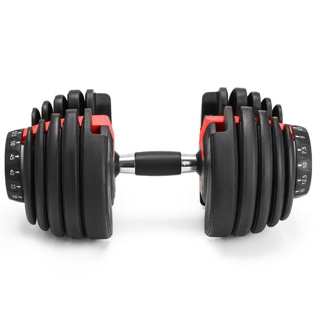 NEW ADJUSTABLE DUMBBELL GYM WEIGHT LIFTING EXERCISE SET 01V0 in Exercise Equipment in Alberta