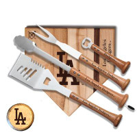 Baseball BBQ Grand Slam Los Angeles Dodgers 5-Piece Tool Set