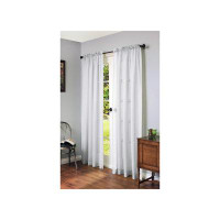 Latitude Run® Cote D''azur/Cote D''azure Rod Pocket Curtain Panel Window Dressing 56 X 84 In White