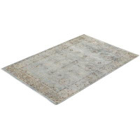 Isabelline Vibrance One-of-a-Kind 4' 1" x 5' 10" Area Rug in Gray