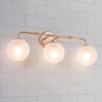 George Oliver 3-Light Dimmable Bathroom Vanity Light