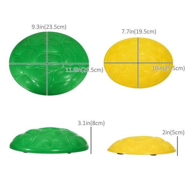 12 PCS BALANCE STEPPING STONES FOR KIDS WITH ANTI-SLIP MAT in Toys & Games - Image 3