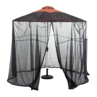 Arlmont & Co. Phillips Water-Resistant Patio Umbrella Netting