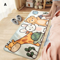 Animal Print Kids Colorful 47.2 x 15.7 Indoor Area Rug in 2 Styles