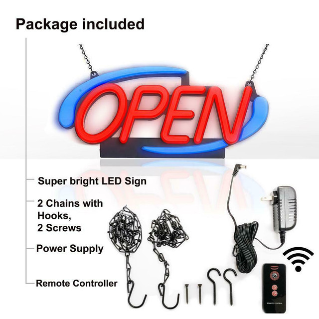 (Good deal) Premier Super Bright  SMT LED Open Sign --Open box in General Electronics in Toronto (GTA) - Image 2