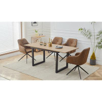 17 Stories Stylish Square Extendable Dining Table