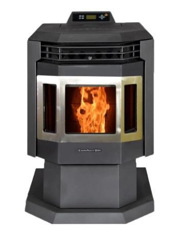 ComfortBilt HP21 Pellet Stove - 2 Finishes - 40 pound hopper capacity, 44,000 BTU, EPA and CSA Certified in Fireplace & Firewood