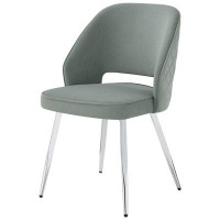Wrought Studio Cezka Side Chair in Charcoal Grey