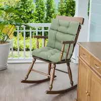Outdoor Chair Cushion 44.1" L x 22" W x 4.3" H Light Green