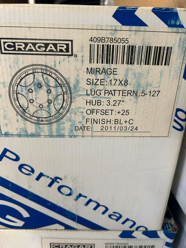 Cragar 17 inch 5-127 Alloy Rims 409B785055 in Tires & Rims in Ottawa / Gatineau Area - Image 3