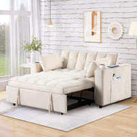 Lipoton 4-1 Multi-Functional Sofa Bed With Cup Holder And Usb Port