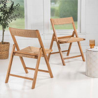 Foundry Select Tojuana Yarn Banquet Folding Chair Folding Chair Set