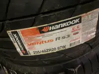 ONE NEW 255 / 40 R20 HANKOOK VENTUS RS3 TIRE -- 1 ONLY