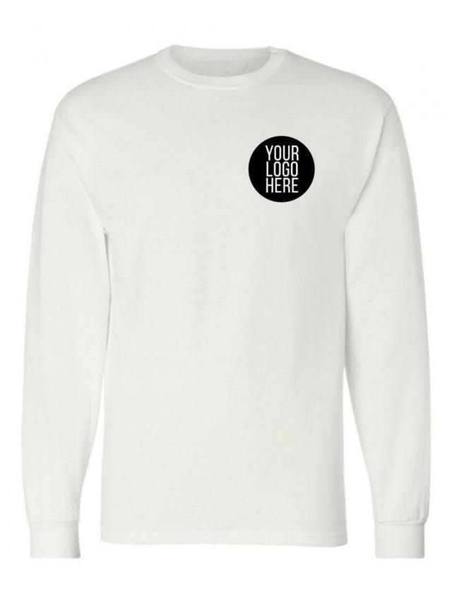 Custom Long Sleeve T-Shirt for Businesses in Multi-item