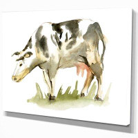 East Urban Home 'Spotted Cow' Painting